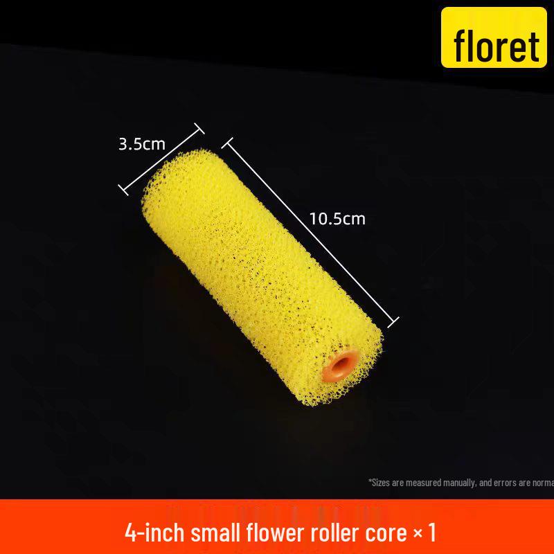 Mini Dexterous Finger Roller Brush - Yellow & Blue Stripes for Corners