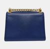 [Pre-Owned] Solid Color Minimalist Triangle Logo Saffiano Leather Shoulder Crossbody Bag - Very Good #MB8U2O