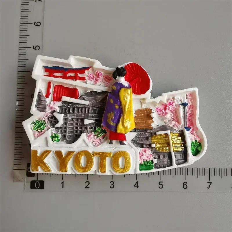 Японские магниты на холодильник гора Фудзи Токио Киото туристический сувенир ремесленные подарки смоляные магнитные наклейки на холодильник украшение дома