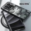 (В комплекте ремешок на запястье)Чехол Ibmrs для Redmi Note 14 Pro 4G, ультратонкий, карманный, приподнятые края защищают камеру и экран - Черный камуфляж