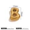 5 шт. Нержавеющая сталь с PVD-покрытием 18K Английские буквы от A до Z Подвески для DIY Водонепроницаемые Ювелирные изделия Подарок Ручная работа DIY Аксессуары
