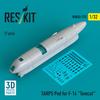 Reskit Tomcat TARPS Tactical Air Reconnaissance Pod System Plastic Model Parts 1/32 F-14 RSKU32-0173 (Airplane)