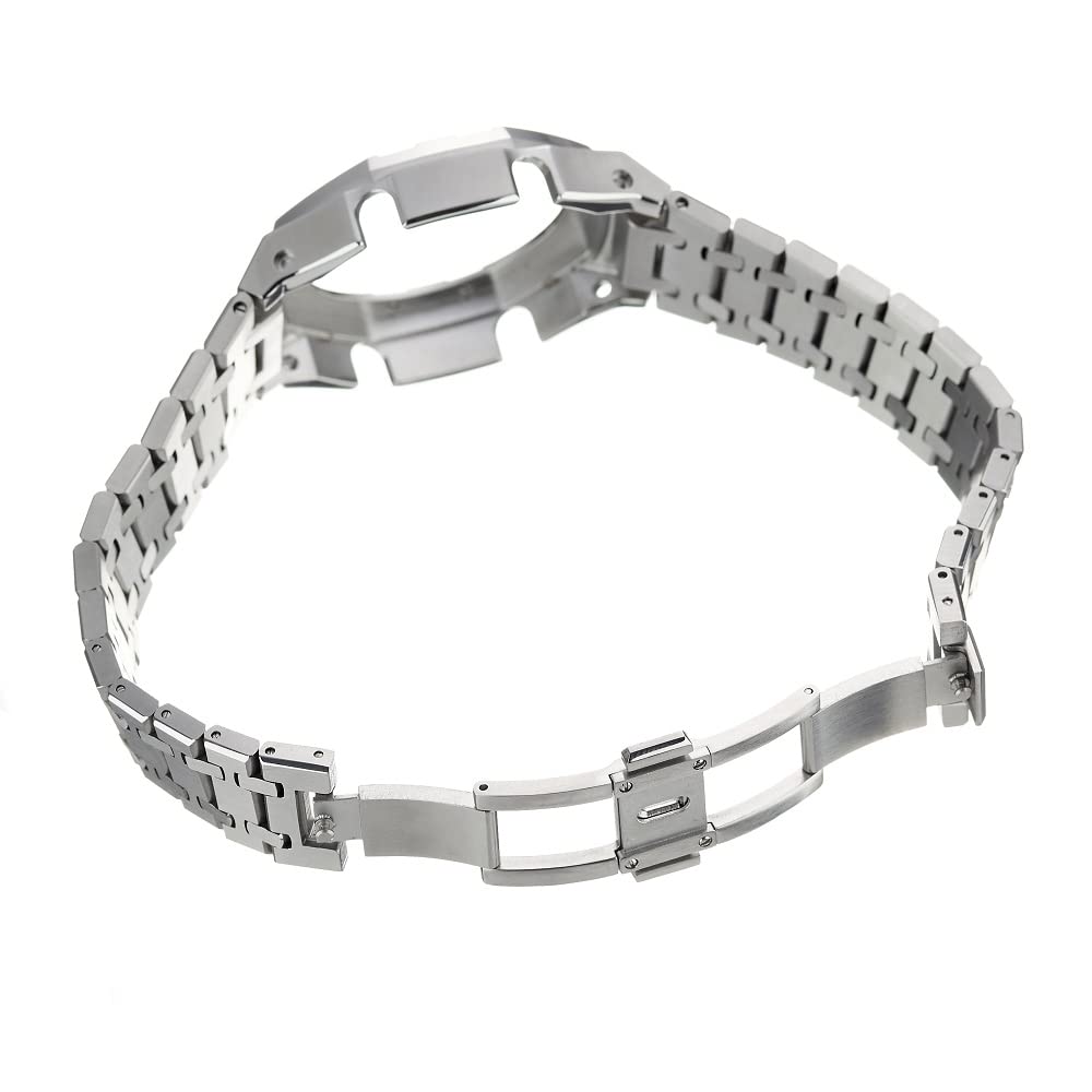 Совместимый комплект Full Metal Kit Full Metal Kit Silver [GEARS CLUB] G-SHOCK GA-2100