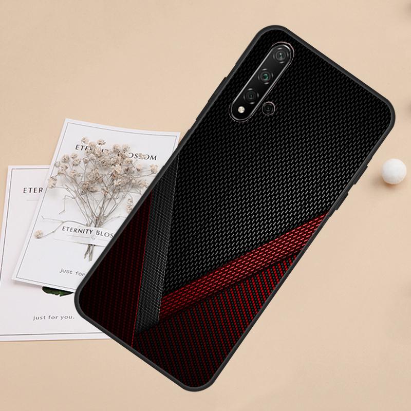 Чехол из углеродного волокна для Huawei P30 Pro P20 P40 Lite Nova 11 Pro 3i 8i 9 10 SE 5T Y60 Y61 Y70 Y90 Y91 Coque