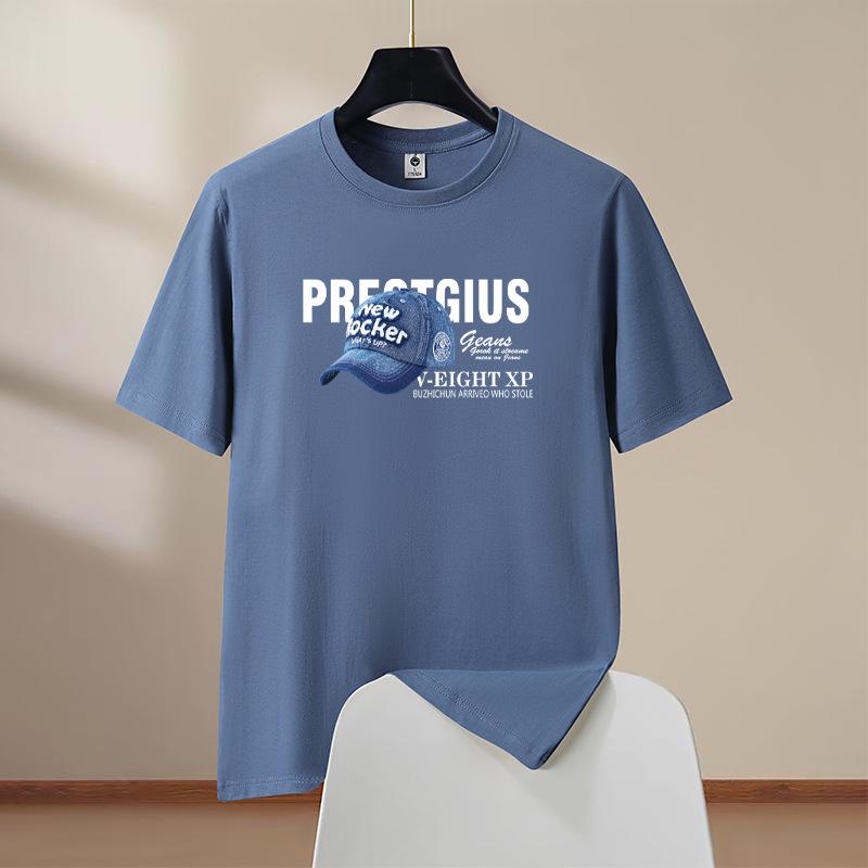 Мужская одежда, роскошные готические панк-шляпы с принтом, большие размеры, новые летние футболки для мужчин, повседневные футболки с коротким рукавом, графические футболки