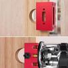 Durable Door Hinge Template Jig Kit Adjustable Mortise Guide Hinge Installation Kit  Woodworking