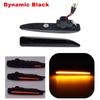 2x автомобильные динамические светодиодные передние боковые габаритные огни указателей поворота 12 В для BMW 7 серии E65 E66 E67 E68 2001-2008
