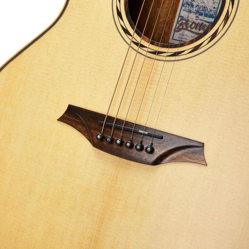 Bromo BAT2CE Bromo Electric Acoustic Guitar Auditorium Folk Size Electric Acoustic Guitar Beginner