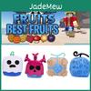 Мягкая игрушка Blox Fruits в коробке с леопардовым принтом фиолетового цвета. Мягкое и пушистое чучело для детей, высота 15 см