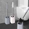 Cleaning Toilet Brush Household Bathroom Toilet Brush with Base Long Handle Set Bathroom Unclogging