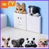 Resin Wall Stickers Animal Decals Home Decor Cartoon Dog Cat Reindeer Elephant Panda Room Decoration Adhesive Art