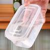 Refrigerator Food Storage Box Mini Portable Kitchen Meat Sealed Fresh-Keeping Box Fridge Kitchen Organizer Containers