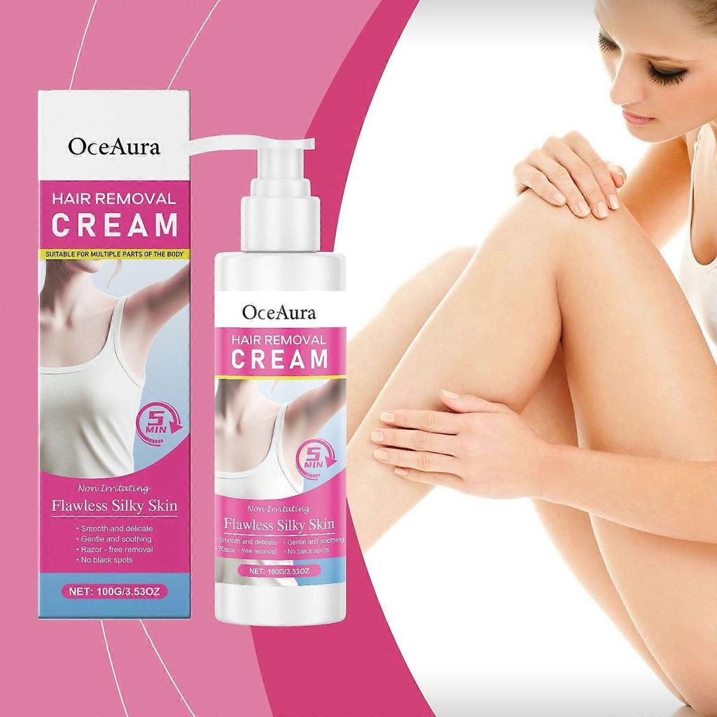 Limited time!!Oceaura Skin Hair Removal Cream, With Its Gentle Ingredients, Nourishes, Makes The Skin Delicate, Tender And Smooth