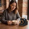 Coffee Printing Supplies 3D Printed Latte Art Camera Manual Cocoa Powder Printer with 4 Decoration Gadgets for Drinks Template Cards Cappuccino