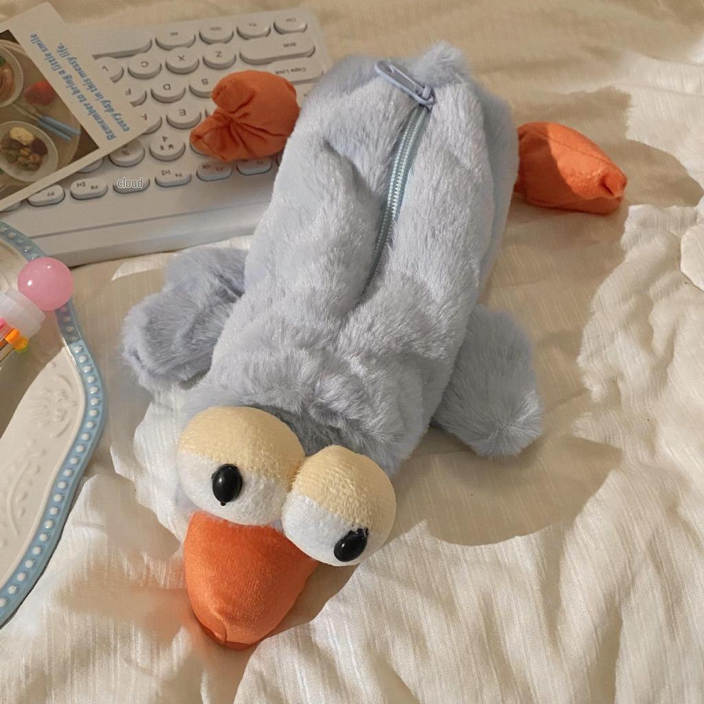 Креативная плюшевая кукла, сумка для канцелярских принадлежностей: Милый, Мягкий и Исцеляющий Пенал для Хранения.