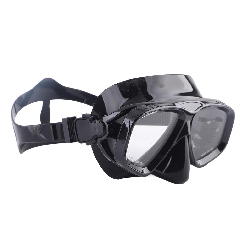 Diving Glasses with Adjustable Strap Swimming Goggles Eye Nose Cover Silicone Snorkeling Gear for
