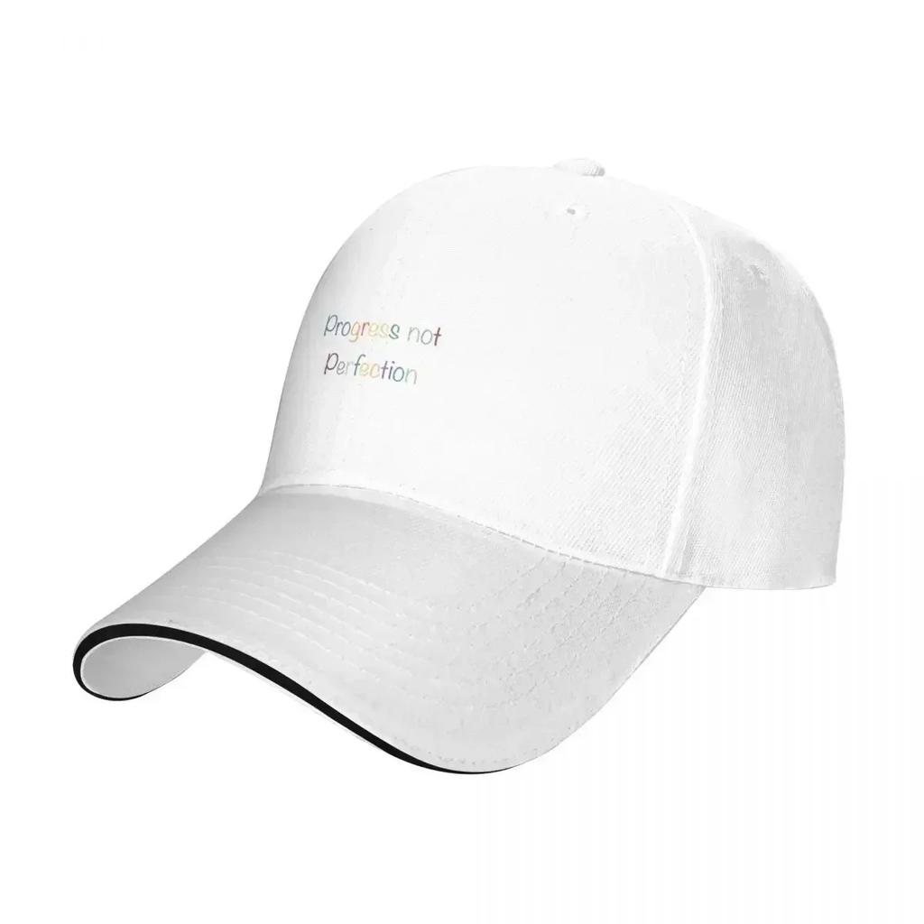 Progress not perfection Baseball Cap funny hat New In Hat Women Unisexs