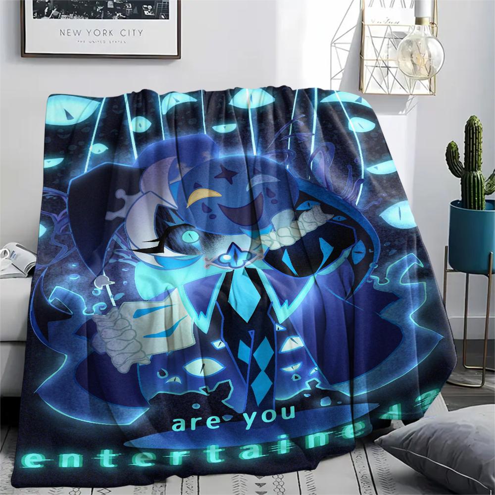 1Pc Cookie Run Kingdom Print Flannel Blanket, High quality Comfortable for All Seasons, Home Decor, Warmth and Comfort, Perfect for Christmas Gifts
