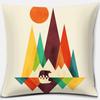 Creative Geometric Printing Pillow Car Sofa Seat Cushion Cover Home Decoration Pillow Pillow Covers