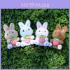 Plush Bunny Keychain With Strawberry Design For Girls Gift And Bag Decoration