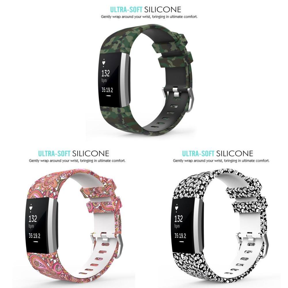 Стильные силиконовые ремешки для Fitbit Charge 4 и Charge 3 Удобные и долговечные
