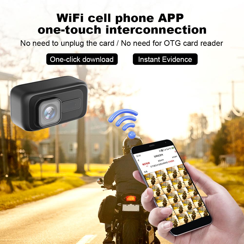 1080P Мотоциклетный видеорегистратор Водонепроницаемый видеорегистратор Мотоциклетная камера видеорегистратора для мотоцикла