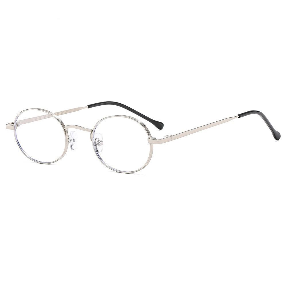 Сверхлегкие очки для миопии овальной формы в стиле Чжан Цзинъин для женщин - Защита от синего света, Готовы к изготовлению по рецепту