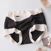 Women's Seamless Medium High Waisted Flat Angle Breathable Antibacterial Large Size Pure Cotton Underwear