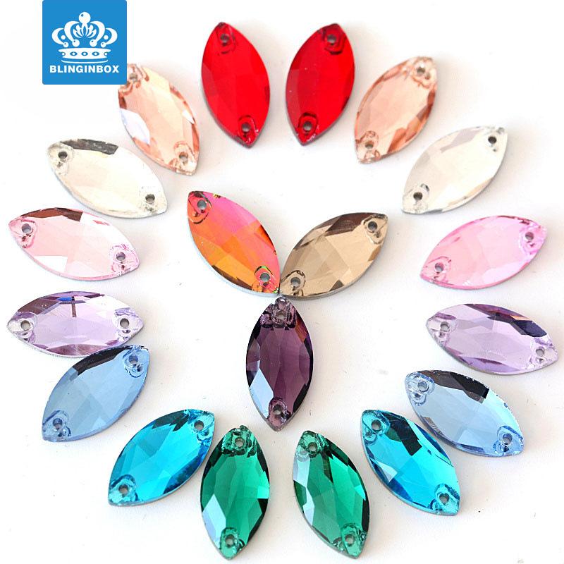 Hand Sewn Drill, Horse Eye Crystal Glass Diy Rhinestone Beauty Clothing Wedding Accessories Accessories