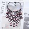 Diy Creative Exaggerated Necklace Vintage Multi-Layer Palace Style Necklace Alloy Inlaid With Gemstones Body Chain Female