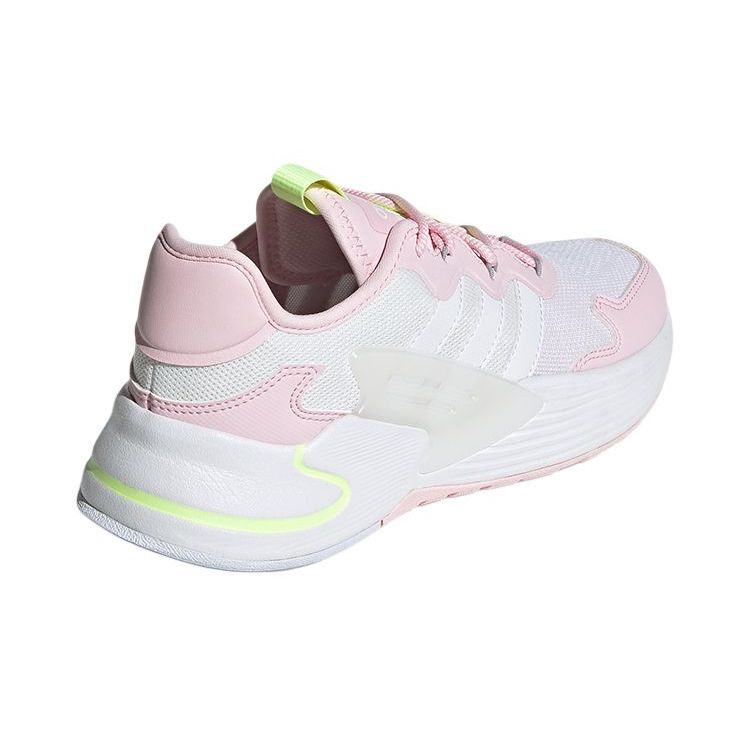 adidas Neo Roamer Сетчатые Кроссовки на Шнуровке с Цветными Блоками Универсальные Нескользящие Низкие Повседневные Кроссовки Женские розовые белые желтые FY6701