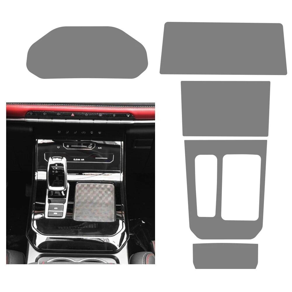 ТПУ панель коробки передач пленка для приборной панели защитная наклейка интерьер против царапин автомобильные аксессуары для Chery Tiggo 7 Pro 2022