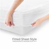 99% Waterproof Bed Sheet Ultra-Soft Elastic Smooth Hypoallergenic Mattress Protector Cover 2023 NEW Solid Color Fitted Bedspread No Pillowcase