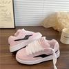 Korean Version of Student Leisure Niche Design Board Shoes Tide 2024 New Harajuku Port Style Flat Bottom Street Shooting Sports Shoes Women