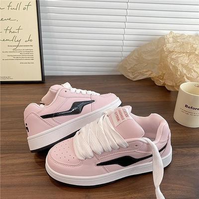 Корейская версия студенческой спортивной обуви для отдыха и сноуборда 2024 года, новая обувь для уличной стрельбы с плоским дном в стиле Harajuku