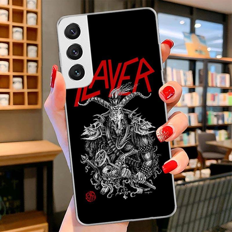 Чехол для телефона с изображением хэви-метал рок-группы Slayer для Samsung Galaxy S26 S25 Edge S24 Ultra S23 S22 Plus S21 S20 FE Мягкий Fundas Shel