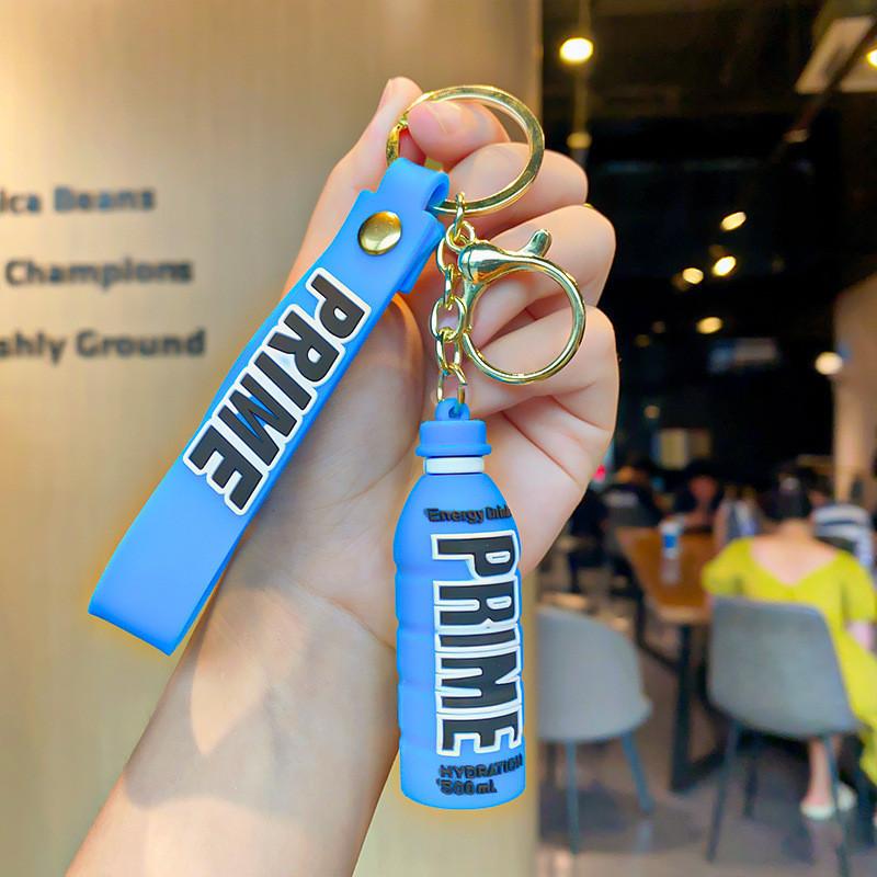 Очаровательные пары Милый брелок для бутылки напитка Prime Силиконовый шарм для сумки Подарок