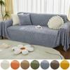 Winter Warm Comfortable Three Seat Sofa Sofa Dust Covering Cloth Simple Autumn and Winter Flowers Plush Sofa Blanket