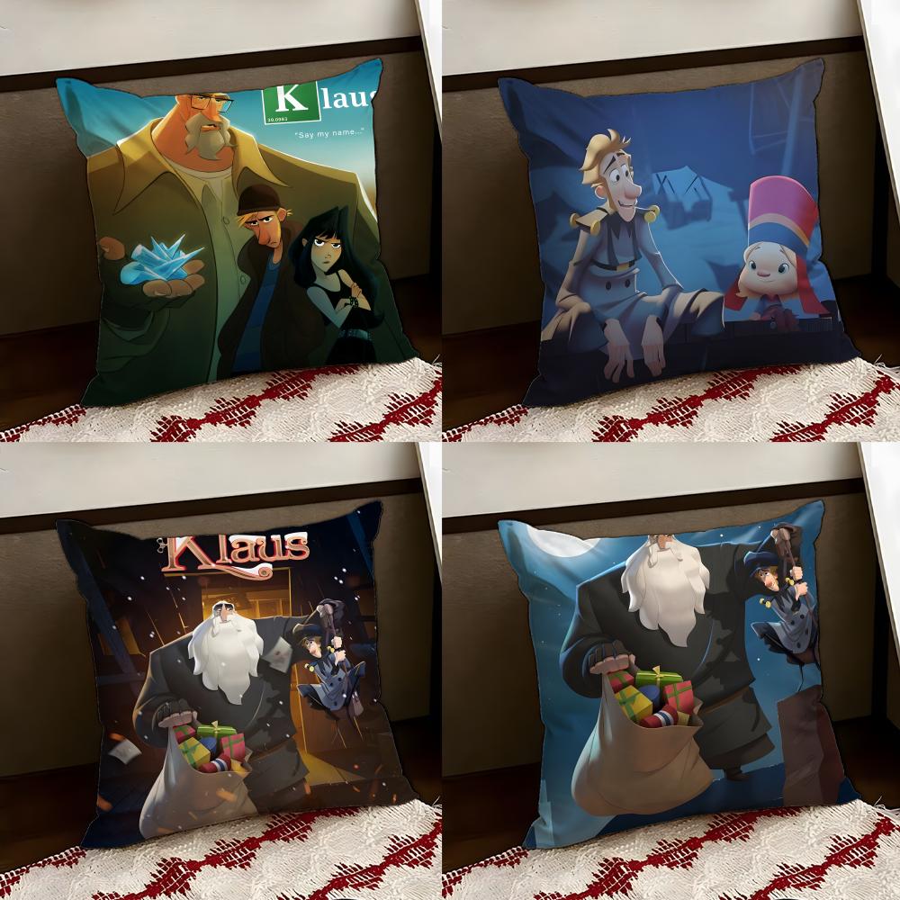 KKlaus Film Cushion Cover Reversible Soft Durable Pillow Cover Home Car MultiScene Use for Daily Comfort