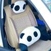 Universal Headrest Cushion Ergonomic Skin-friendly Reliable Cute Panda Shape Car Neck Waist Support for Home