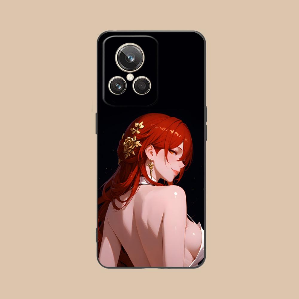 HSR Himeko Матовый ТПУ Чехол для Мобильного Телефона для Realme 15 14 13 12 11 10 9 Pro Plus T i Lite 5G Цветной Печатный Чехол