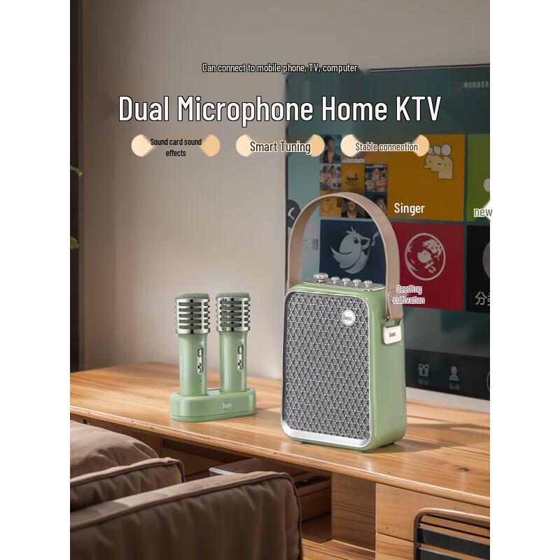 Divoom S-SongBird Portable KTV Bluetooth Speaker with Dual Microphones