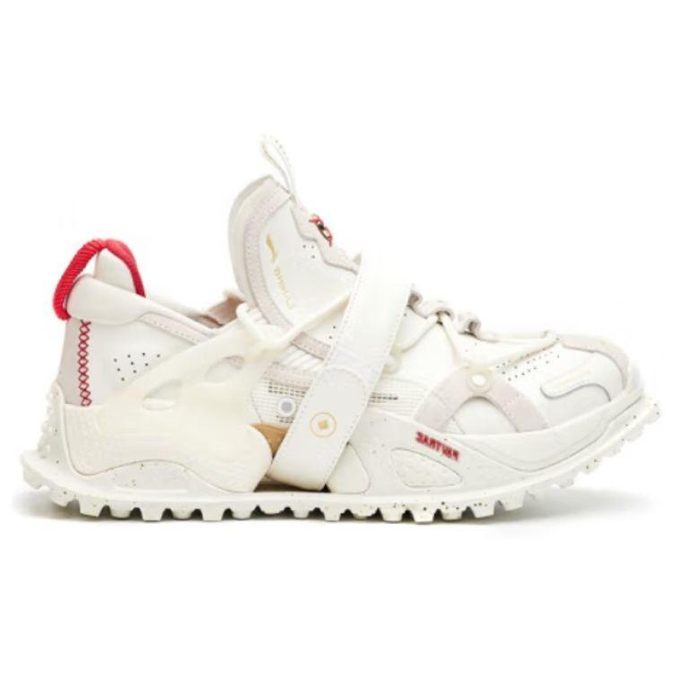 Li Ning Pangu Halo амортизирующие нескользящие износостойкие низкие спортивные повседневные туфли женские кроссовки белые AGLS082-1