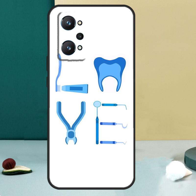 Чехол для Realme GT 7 Pro GT 5 6 6T C67 C61 C55 C53 C51 C21Y C25S C75 10 11 12 13 14 Pro Plus с рисунком 'Стоматолог Зуб'