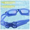 Профессиональные взрослые противотуманные очки для плавания с защитой от ультрафиолета для мужчин и женщин, молодежные водонепроницаемые регулируемые силиконовые модные очки для плавания