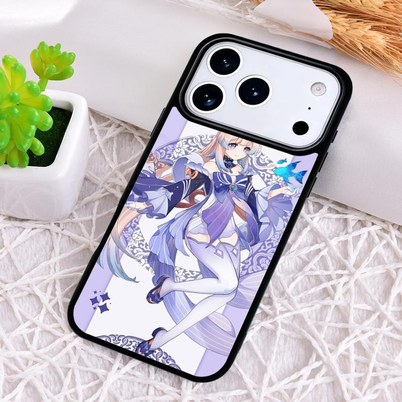 Чехол для телефона Genshin Impact Сангономия Кокоми для iPhone 17 Air 16 15 11 12 14 13 Pro Max Ударопрочный чехол