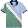 Polo Polo Shirt Color Block Straight Cut Embroidered Short Sleeve Kids Tops Multicolor 323861048-009