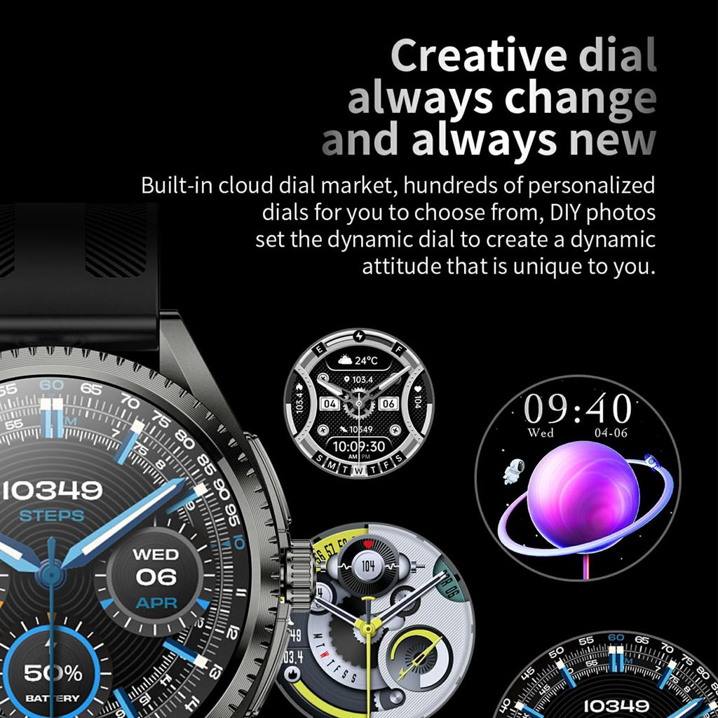 Умные часы CF52 с поддержкой Bluetooth-звонков, фитнес-трекер, монитор здоровья, смарт-часы, силиконовый ремешок