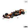 Bburago 2024 Model Scale F1 McLaren MCL38 with Lando Norris Figure Race Sports Car Diecast Model Car 1/24 #4 / 18-28040 (#4)