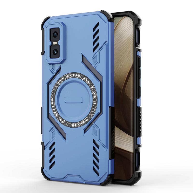KEYSION Полый чехол с теплоотводом для Infinix GT 30 Pro 5G TPU+PC Магнитное охлаждение Ударопрочный чехол для телефона для Infinix GT 30